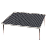 Stacking platform, large 12"x12" with dimpled mat  (3.0" separation)